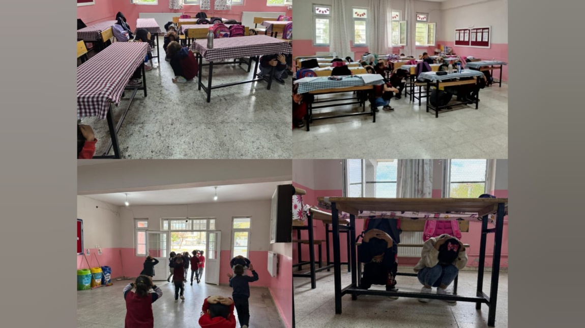 OKULUMUZDA DEPREM TATBİKATI GERÇEKLEŞTİRİLDİ